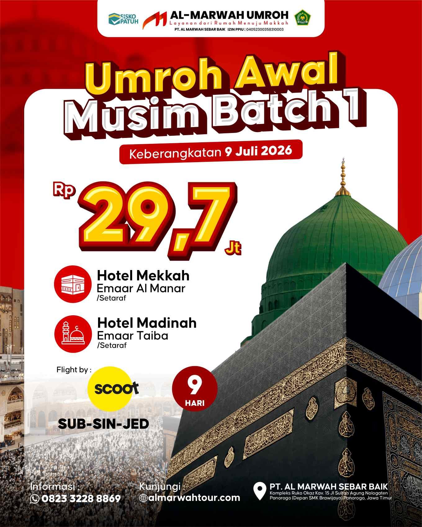 Umroh Awal Musim Ponorogo 2026